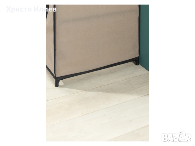 Текстилен гардероб с лост и рафтове НОВ , снимка 5 - Гардероби - 53762882