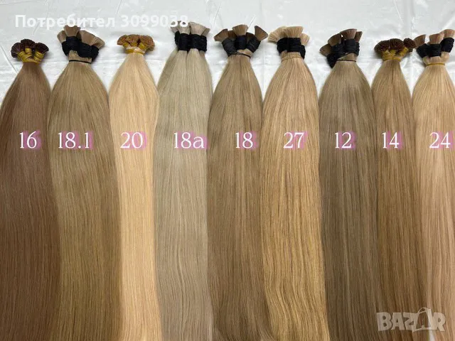 Екстеншъни ЕСТЕСТВЕНА КОСА 200 гр., снимка 13 - Продукти за коса - 50140992