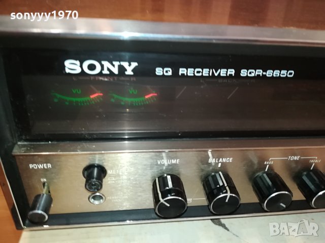 SONY RETRO RECEIVER-MADE IN JAPAN 2808231410, снимка 6 - Ресийвъри, усилватели, смесителни пултове - 41996746