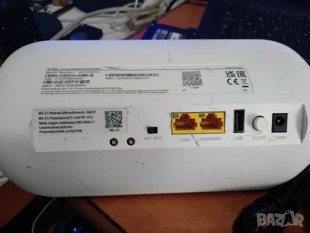 5G рутер ZYXEL NR5103EV2 за мобилен интернет, отключен, снимка 12 - Рутери - 56160748
