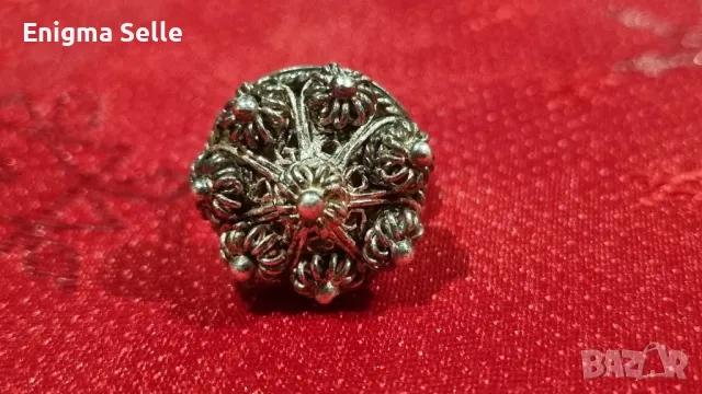 Сребърен възрожденски пръстен 