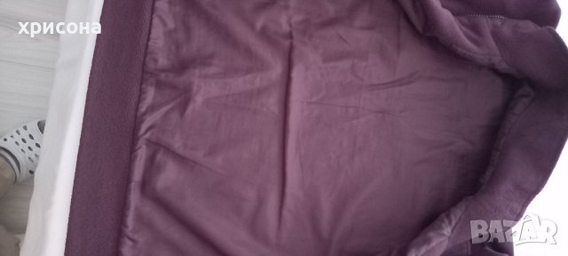 Спортно якенце полар ,лилаво, снимка 2 - Якета - 44209454