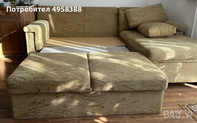 Разтегателен диван, снимка 3 - Дивани и мека мебел - 56207934