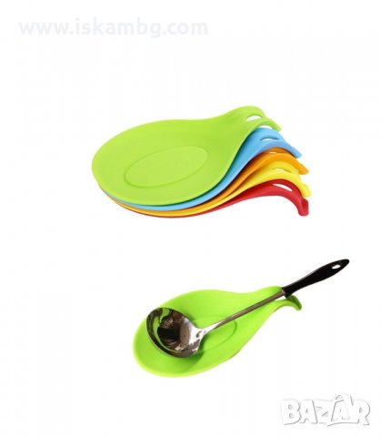 СИЛИКОНОВА ПОСТАВКА ЗА ГОТВАРСКА ЛЪЖИЦА - код 1345