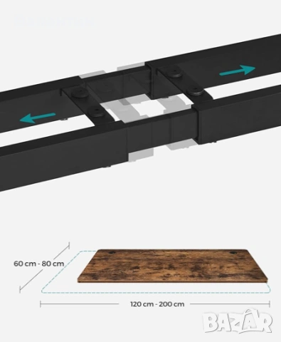 Електрически регулируем механизъм / стойка за бюро, снимка 3 - Бюра - 53506594