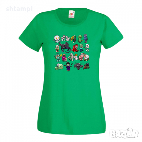 Дамска тениска Minecraft 8 майнкрафт Minecraft,Игра,Забавление,подарък,Изненада,Рожден Ден., снимка 9 - Тениски - 36520930
