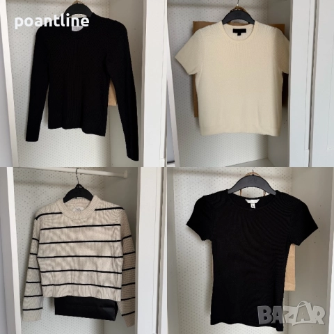 НОВИ МОДЕЛИ пуловери, блузи, дънки, панталони ZARA, H&M , снимка 2 - Блузи с дълъг ръкав и пуловери - 52302738