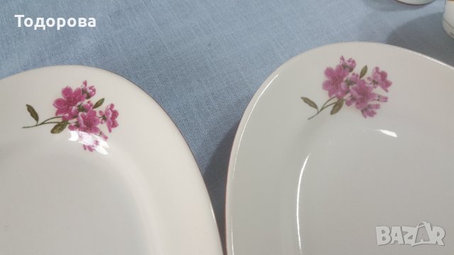 Порцеланови плата-Дянко Стефанов -Разград, снимка 4 - Чинии - 34180405