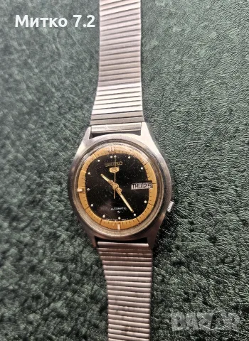винтидж часовник seiko 5, снимка 5 - Мъжки - 56182183