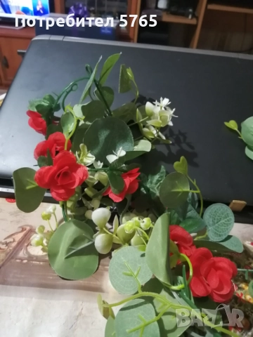 Изкуствени цветя-рози, снимка 2 - Декорация - 52837472