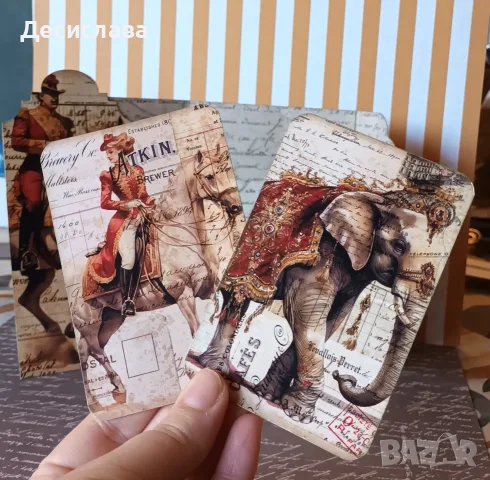 Картичка-плик "Магията на цирка", снимка 18 - Други - 56320667