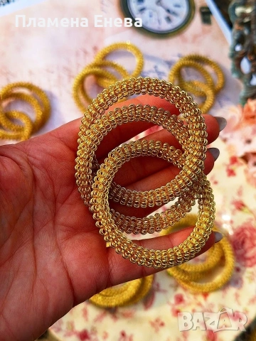 Комплект от 11 броя пръстени за салфетки , снимка 2 - Аксесоари за кухня - 53613952