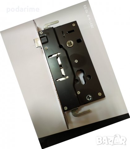 Китайска брава за входни врати, тристранна с кръгли шипове, снимка 2 - Входни врати - 39960049