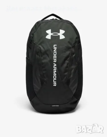 UNDER ARMOUR Hustle 6.0 Backpack Black/White Страхотна раница 
