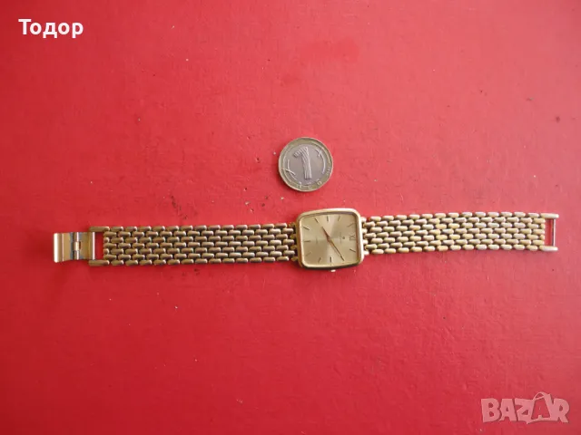 Позлатен часовник Junghans quartz 3