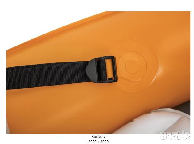  спортен каяк  185х100 см.Bestway75132 до 250 кг  Оранжев Надуваем каяк  65132, снимка 11 - Водни спортове - 35994181