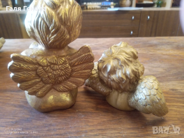 Гипсови ангелчета , снимка 2 - Декорация за дома - 53075155