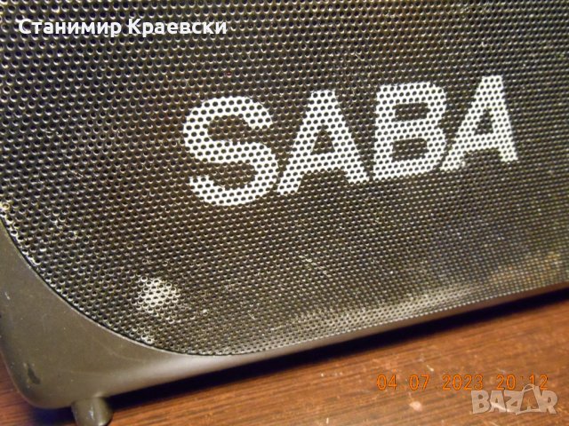 Saba RX125 - Portable 4 band radio vintage 1992, снимка 5 - Радиокасетофони, транзистори - 41500363