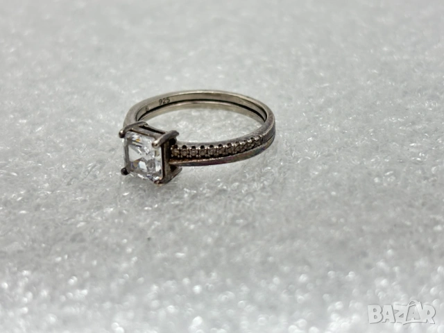 Дамски Сребърен Пръстен (проба 925)- 2,69 грама, снимка 5 - Пръстени - 53511079