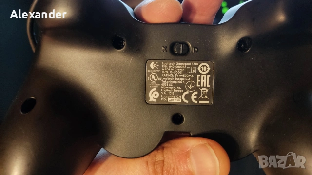 контролер за Pc Logitech F310, снимка 3 - Клавиатури и мишки - 53235999