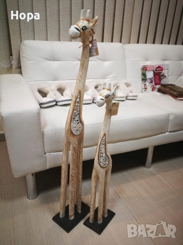 Жирафи от дърво, снимка 5 - Декорация за дома - 52659374