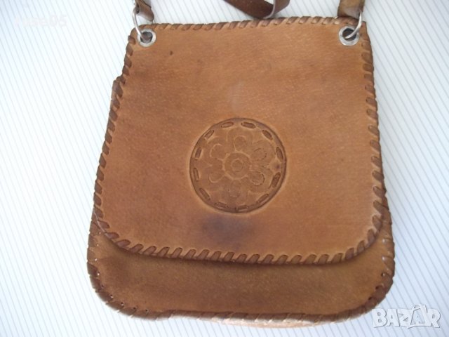 Чанта от ест.кожа дамска за през рамо от м-н "СБХ" от соца, снимка 2 - Други ценни предмети - 41559152