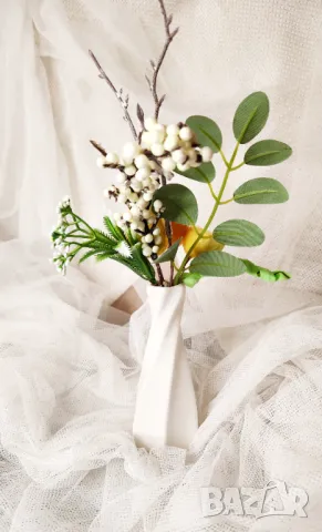 Топиарий декоративни цветя ръчна изработка, снимка 9 - Декорация за дома - 49424706