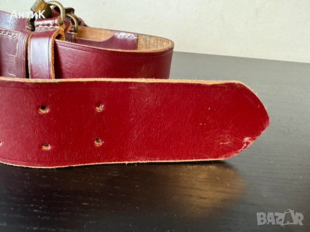 Военен Офицерски Колан с Портупей, снимка 4 - Антикварни и старинни предмети - 52271233