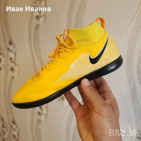 футболни обувки NIKE MERCURIAL SUPERFLY 7 ACADEMY IC  номер 37,5-38, снимка 10 - Футбол - 35653033