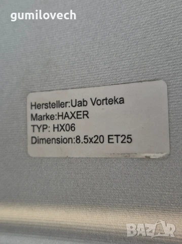 Джанти Мерцедес HAXER-Спорт Пакет-20 цола/2023г., снимка 10 - Гуми и джанти - 50738695