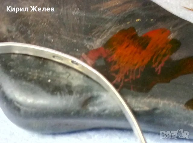 СТАРИННА СРЕБЪРНА ГРИВНА СРЕБРО 925 МАРКОВА на МИНЕРВА КРАСИВА РЕТРО ОРНАМЕНТИКА РЪЧНА РАБОТА 21464, снимка 5 - Антикварни и старинни предмети - 48493482