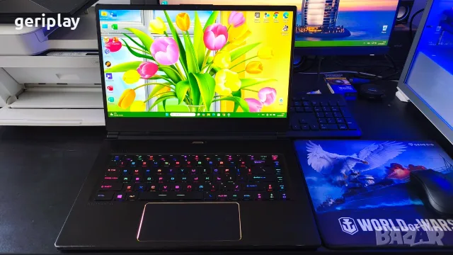 Геймърски лаптоп MSI с Intel i7 / RTX 2070 8Gb / 16Gb RAM / SSD 512Gb / 240Hz IPS, снимка 5 - Лаптопи за игри - 56201256