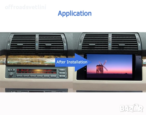 Мултимедия Android CarPlay за BMW X5 E53 1999–2006 Камера за заден ход, снимка 8 - Аксесоари и консумативи - 50891416