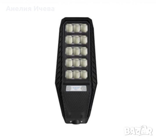 Соларна лампа с дистанционно управление – 100W/200W/300W, студено бяла светлина 6400K, снимка 5 - Соларни лампи - 52012765