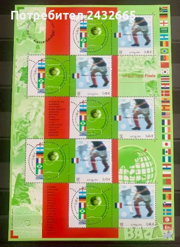JG80. Франция 2002 = “ Спорт. Световна купа по футбол - Корея/Япония ‘02.”, **,  MNH