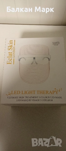 LED LIGHT THERAPY – Маска за лице с 3 цвята светлина от Eclat Skin London ✨