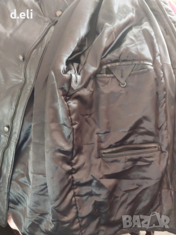 Кашмирен пуловер XXL и Кожено Яке Унисекс. Kapraun Original 100% Lambleather Уникално яке, снимка 3 - Якета - 47935922