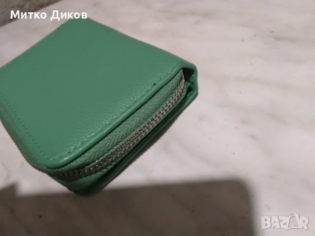 Женско кожено портмоне ново 11х9см, снимка 5 - Портфейли, портмонета - 48428424