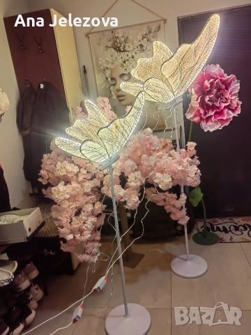 Светещи пеперуди , снимка 7 - Декорация за дома - 52681811