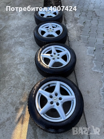 Зимни гуми с джанти 205/55 R16, снимка 9 - Гуми и джанти - 52403620