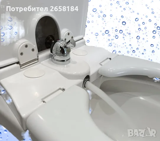 Тапички к-т 4бр. за седалка-биде с вграден смесител, снимка 2 - Други стоки за дома - 47480155