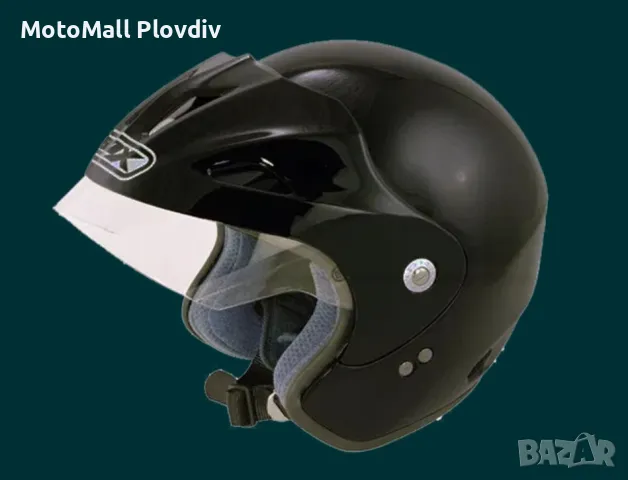 Box JX-1 отворена каска размери XS M мото каска скутер шлем за мотор, снимка 3 - Аксесоари и консумативи - 49162215