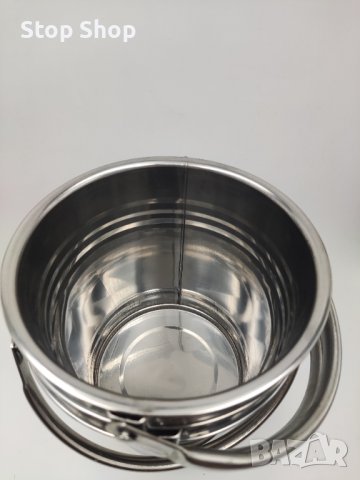 Стоманена ледарка , снимка 3 - Аксесоари за кухня - 41333109