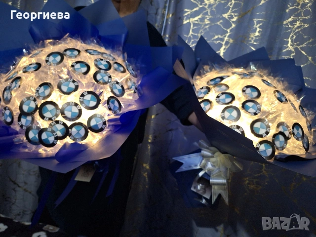 ЗАПОВЯДАЙТЕ‼️🎀Светещи,ръчно изработени букети "DESS"🦋✨️💐, снимка 11 - Подаръци за жени - 44129083