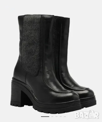 Боти Salamander 38 номер, естествена кожа, снимка 3 - Дамски боти - 49026327