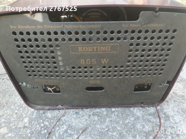 1957г Старо Немско Радио Korting Piccolino 805w, снимка 7 - Колекции - 42653341