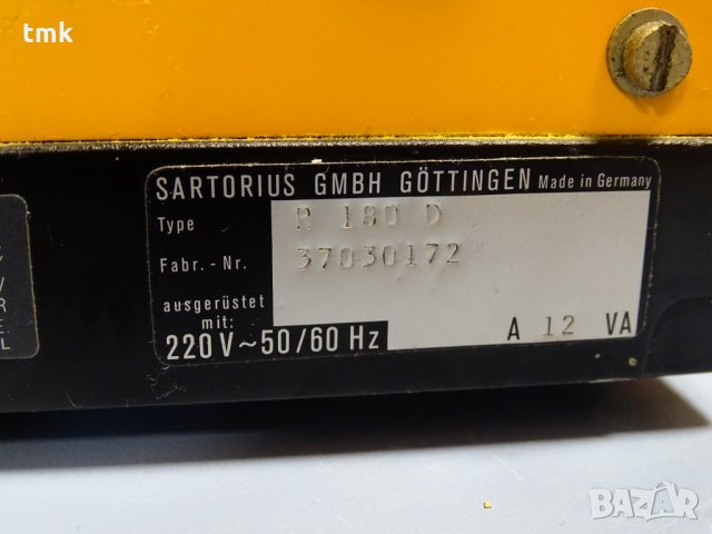 Аналитична везна Sartorius R180D, снимка 8 - Лаборатория - 34162597