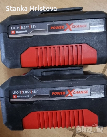 Двойно зарядно с 2бр батерии Einhell Pawer X Twincharger 3A., снимка 8 - Друга електроника - 52921594