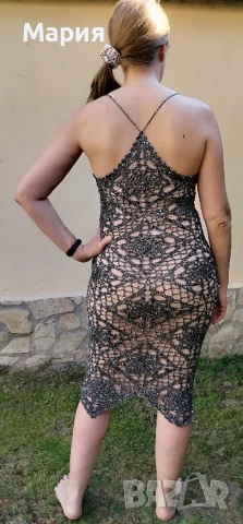 ръчно плетена рокля, снимка 3 - Рокли - 51132520