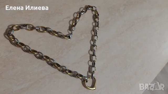 Масивно стоманено колие, снимка 3 - Колиета, медальони, синджири - 55711599